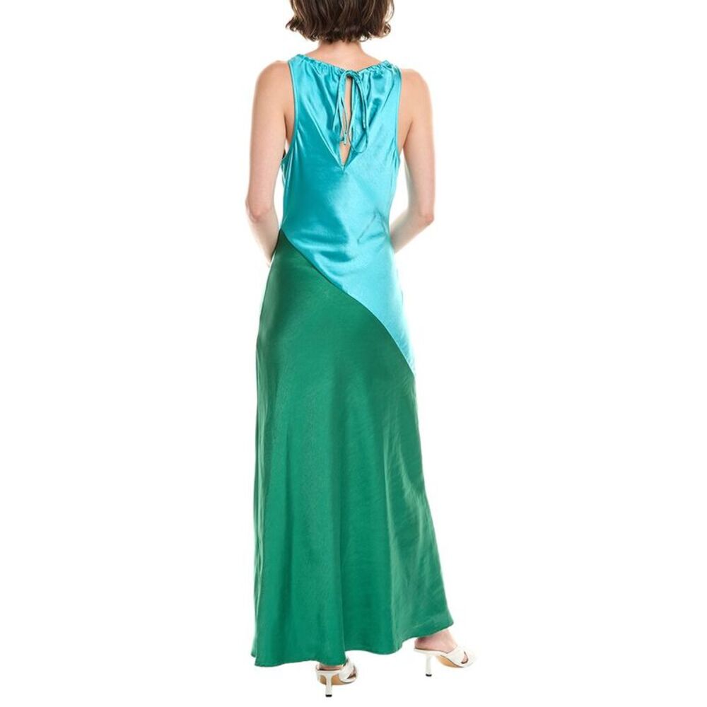Robertson + Rodeo Womens  Brayden Colorblocked Gown, Blue - Picture 2 of 3